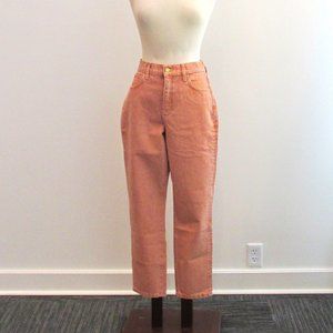 Triarchy High Rise Stove Pipe Jeans Clay Size 26(UK) or 4 (US) $74